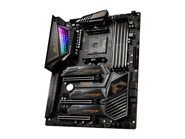 Alt view image 8 of 13 - MSI MEG X570 ACE Gaming Motherboard AM4, Wi-Fi 6, PCIe 4.0, M.2, USB 3.2 Gen 2 | Best AMD ATX Motherboard