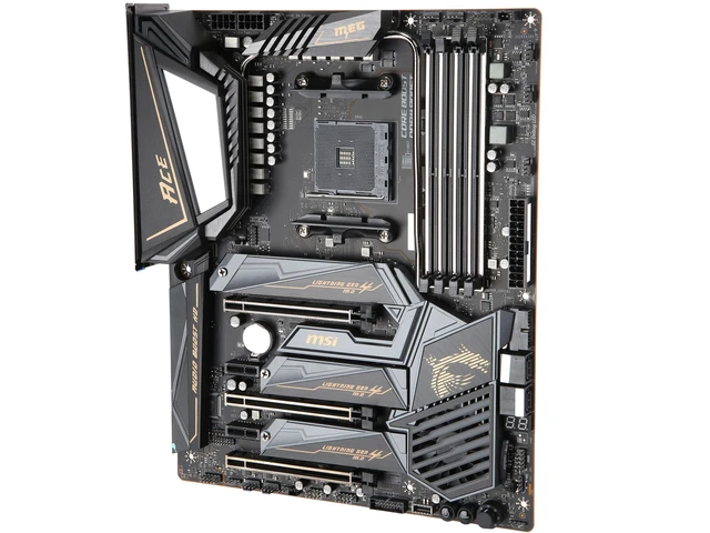 Alt view image 13 of 13 - MSI MEG X570 ACE Gaming Motherboard AM4, Wi-Fi 6, PCIe 4.0, M.2, USB 3.2 Gen 2 | Best AMD ATX Motherboard