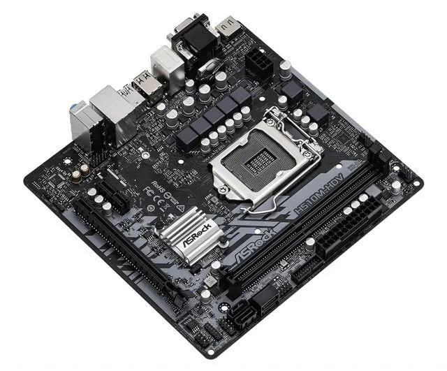 Alt view image 7 of 10 - Asrock H510M-HDV R2.0 Intel LGA 1200 Micro ATX DDR4 Motherboard