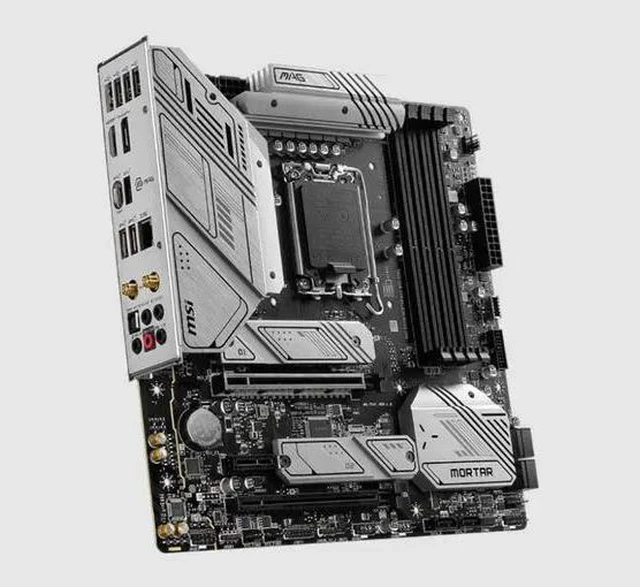 Alt view image 8 of 9 - MSI MAG B760M MORTAR MAX WIFI Gaming Motherboard (Supports 12th/13th Gen Intel Processors, LGA 1700, DDR4, PCIe 5.0, M.2, 2.5Gbps LAN, USB 3.2 Gen2, Wi-Fi 6E, mATX)