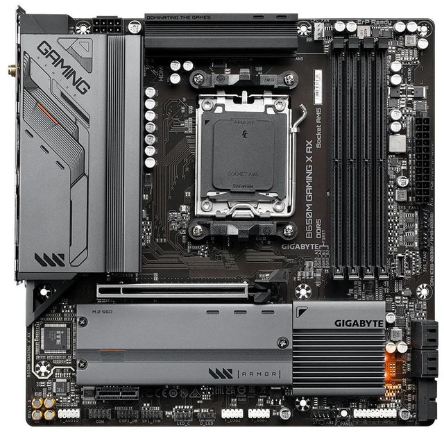 Alt view image 17 of 18 - ASUS ROG STRIX B760-G GAMING WIFI D4 Intel LGA1700 mATX Motherboard ,4xDDR4,1xPCIe 5.0 x16, 2xM.2, 4 xSATA, 1xHDMI, 1xDP,WiFi 6E 2.5Gb Ethernet, Aura Sync