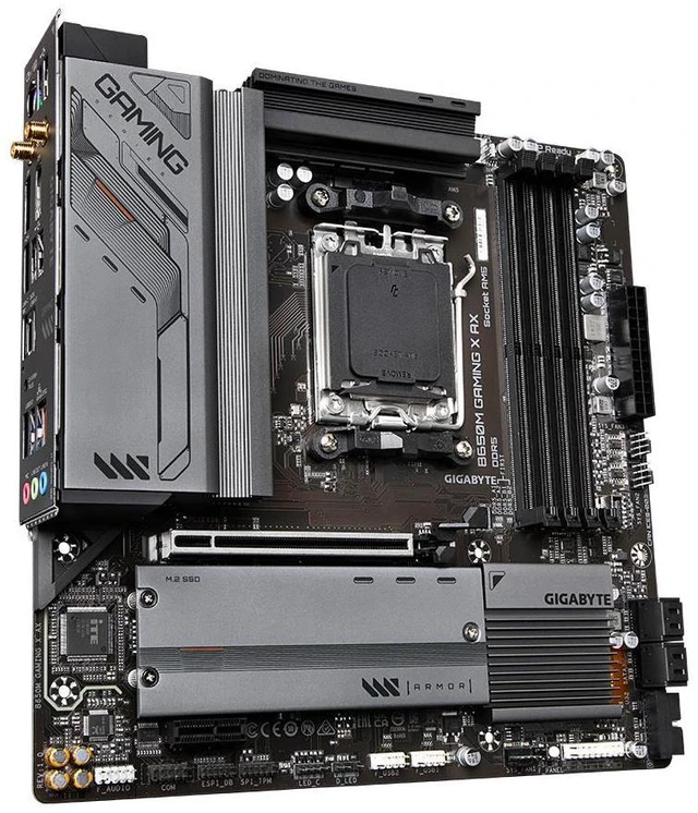 Alt view image 18 of 18 - ASUS ROG STRIX B760-G GAMING WIFI D4 Intel LGA1700 mATX Motherboard ,4xDDR4,1xPCIe 5.0 x16, 2xM.2, 4 xSATA, 1xHDMI, 1xDP,WiFi 6E 2.5Gb Ethernet, Aura Sync