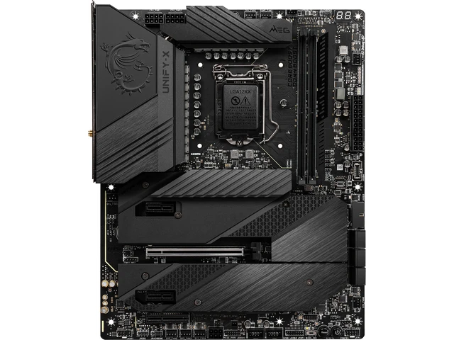 Alt view image 6 of 12 - MSI MEG Z590 UNIFY-X LGA 1200 Intel Z590 SATA 6Gb/s ATX Intel Motherboard