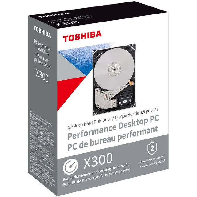 Alt view image 9 of 14 - Toshiba X300 Performance SATA III 3.5" Internal Hard Drive - 6TB