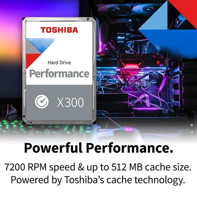Alt view image 14 of 14 - Toshiba X300 Performance SATA III 3.5" Internal Hard Drive - 6TB