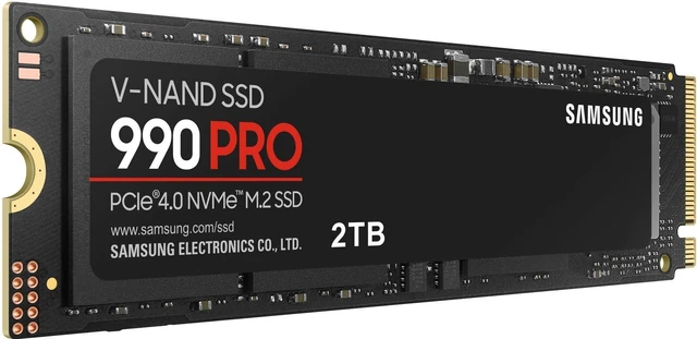 Alt view image 6 of 10 - Samsung 990 PRO SSD 2TB NVMe M.2 PCIe Gen4, M.2 2280 Internal Solid State Hard Drive, Seq. Read Speeds Up to 7,450 MB/s for High End Computing, Gaming, and Heavy Duty Workstations, MZ-V9P2T0B/AM