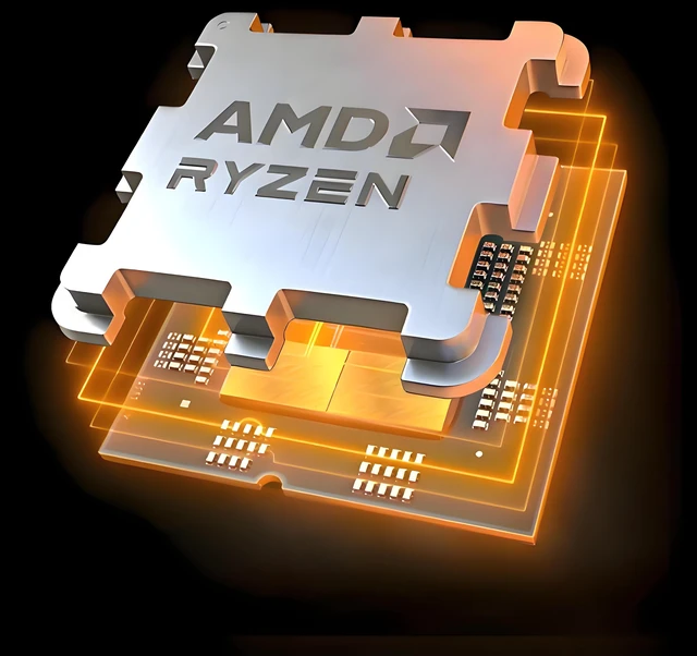 Alt view image 4 of 4 - AMD Ryzen 5 7600X3D - Zen 4 6-Core 4.7 GHz - Socket AM5 - 65W Desktop Processor (100-100001721WOZ) - International Version With Warranty Of Three Years