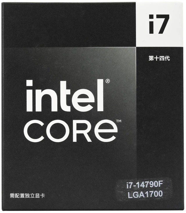 Alt view image 3 of 3 - Intel Core i7-14790F Raptor Lake Desktop Processor Game Special Edition i7 14th Gen, 16 Cores up to 5.4 GHz Turbo LGA 1700 65W Without Graphics and Fan -Black Box