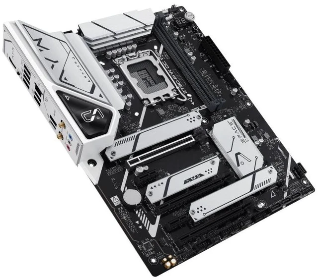 Alt view image 12 of 14 - ASUS Z790-AYW OC WIFI Intel Z790 LGA 1700 ATX motherboard, PCIe 4.0,three PCIe 4.0 M.2 slots,DDR5,Realtek 2.5Gb Ethernet,WiFi 6,HDMI,SATA 6 Gbps,USB 10Gbps TypeC,two-way AI Noise Cancelation,Aura Sync