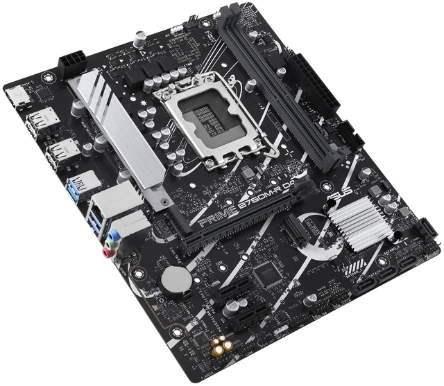Alt view image 12 of 14 - ASUS PRIME B760M-R D4 Intel B760 LGA 1700 micro ATX