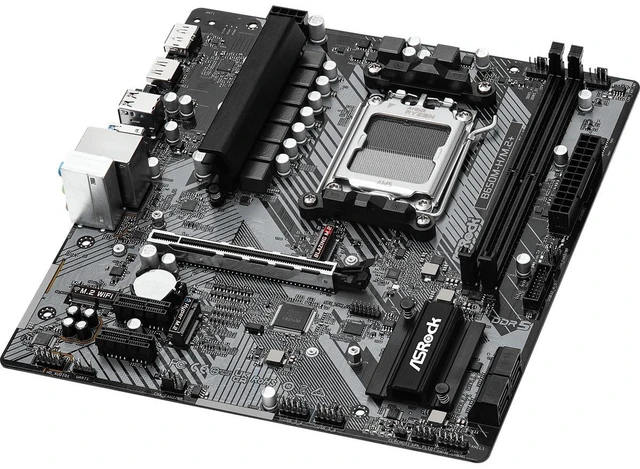 Alt view image 5 of 8 - Asrock B650M-H/M.2+ AMD B650 Socket AM5 micro ATX - 90-MXBMS0-A0UAYZ