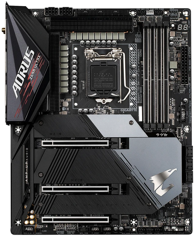 Alt view image 5 of 11 - Gigabyte Z590 AORUS ULTRA Motherboard CPU SOCKET LGA1200 Intel DDR4 WIFI 5GHz