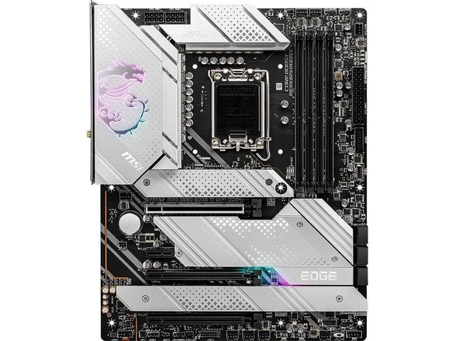 Alt view image 11 of 12 - MSI MPG Z690 EDGE TI WIFI Motherboard (ATX,Intel Z690 LGA1700 12th Gen Intel Core,4×DDR4 DIMM, PCI-E 5.0 , 4×M.2, USB3.2 Gen2x2 Type-C , 2.5GbE LAN, Wi-Fi 6, 1xDisplayPort , 1xHDMI)