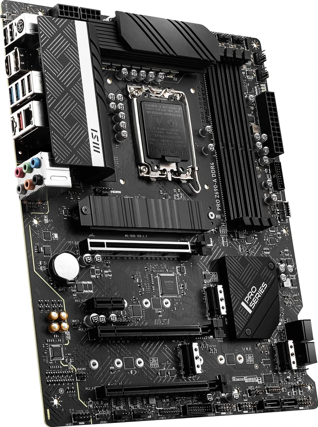 Alt view image 9 of 10 - MSI PRO Z690-A DDR4 ProSeries Motherboard (ATX, 12th Gen Intel Core, LGA 1700 Socket, DDR4, PCIe 4, CFX, M.2 Slots)