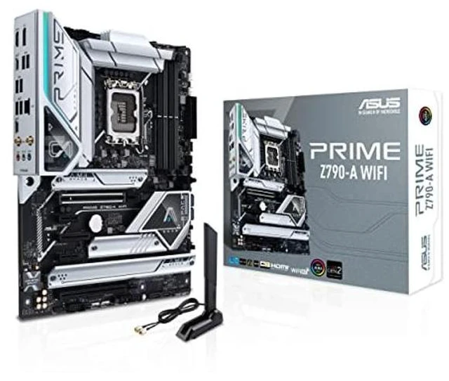 Alt view image 6 of 10 - ASUS Prime Z790-A WiFi 6E LGA 1700(Intel 14th,13th&12th) ATX motherboard (16+1 DrMOS, PCIe 5.0,DDR5,4X M.2 slots,2.5 Gb LAN,USB 3.2 Gen 2 front panel Type-C, Thunderbolt 4/USB4, DP)