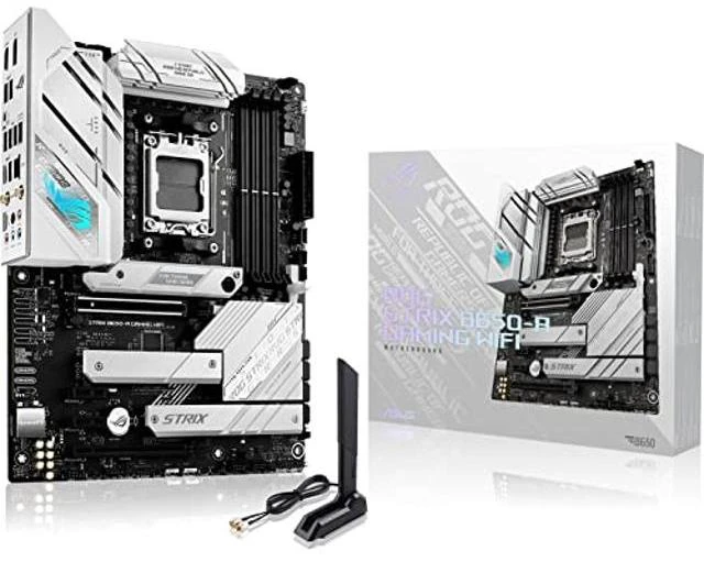 Alt view image 6 of 10 - ASUS ROG Strix B650-A Gaming WiFi 6E AM5 (LGA1718) Ryzen 7000 Motherboard(12+2 Power Stages,DDR5,3xM.2 Slots,PCIe(r) 4.0, 2.5G LAN,WiFi 6E,USB 3.2 Gen 2x2 Type-C(r) Port)