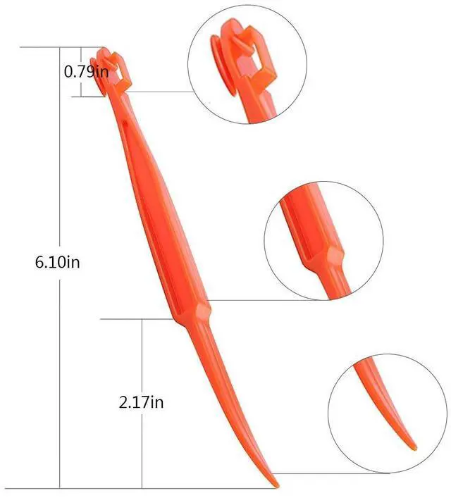 Alt view image 3 of 5 - 6Pcs Plastic Easy Slicer Cutter Peeler Remover Opener Kitchen Accessories Knife Cooking Tool Kitchen Gadget (New) | Simpletouse fruit slicer and opener, practical daily kitchen gadget.