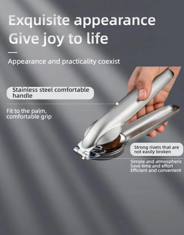 Alt view image 7 of 7 - Multi-Purpose Nut Cracker Tool, 6.89 inch Stainless Steel Opener for Chestnuts, Walnuts, Almonds, Peanuts with Anti-Slip Design