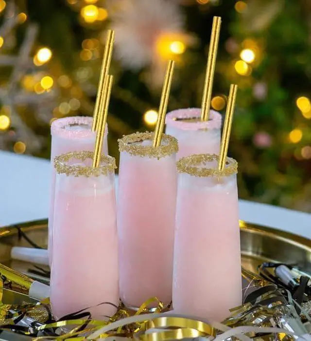 Alt view image 2 of 6 - Gold Straws Disposable Biodegradable Eco Drinking Paper Straws for Bachelorette Parties, Weddings Cocktails Decor, Stylish Party Cake Pop Sticks for Birthday Holiday Anniversary New Year x50