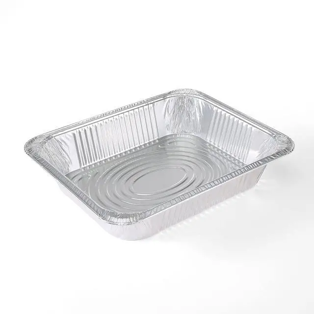 Alt view image 3 of 5 - Disposable Half Size Deep Steam Table Pans, 12.5 x 10.25 x 2.5", 2 Ct | Heavy-duty foil design, for steaming, baking, roasting, meal prep, catering, and freezer storage, daily