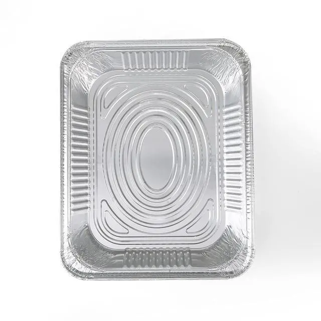 Alt view image 5 of 5 - Disposable Half Size Deep Steam Table Pans, 12.5 x 10.25 x 2.5", 2 Ct | Heavy-duty foil design, for steaming, baking, roasting, meal prep, catering, and freezer storage, daily