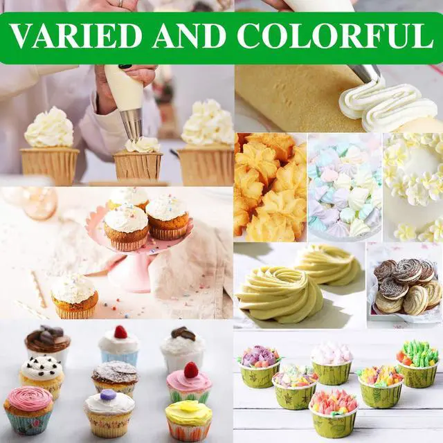 Alt view image 3 of 5 - Piping Bags,50 Pieces Anti Burst Piping Bags, 12 Inches, Icing Piping Bags, Disposable Cake Decorating Bags, Non-Slip Pastry Bags-Ideal for Cakes,Cream Frosting and Cookie Decorating (50)