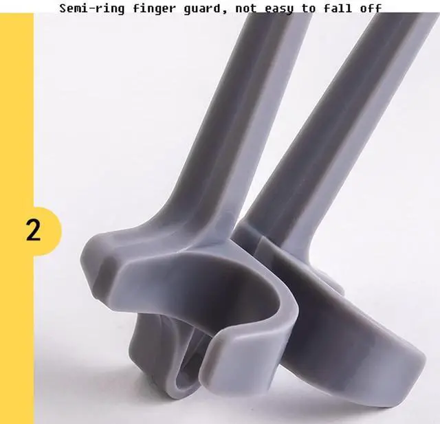 Alt view image 3 of 7 - 4pcs Finger Snack Chopsticks for Gamer,Snack Clips,Gaming Finger Tongs,Gaming Finger Sleeves,Gamer Gifts,Cell Phones Accessories