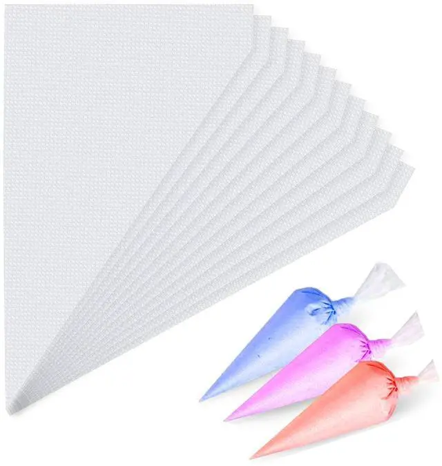 Main image of Mini Piping Bags, Disposable 7.6in Small Piping Bags 100pcs | Pastry Piping Bags for Cream Frosting, Icing Bags for Cake and Dessert Decorations Cake Decoration and Desserts