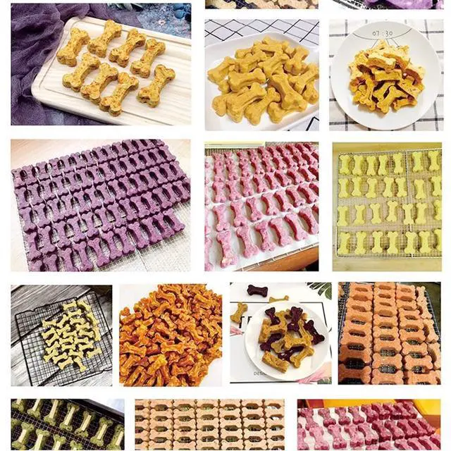 Alt view image 7 of 7 - Dog treats Cutters Set 6 Pieces Dog Cookie Cutter sets Different Sizes Mini Small Medium Big Cut Out for Homemade Treats and Baking