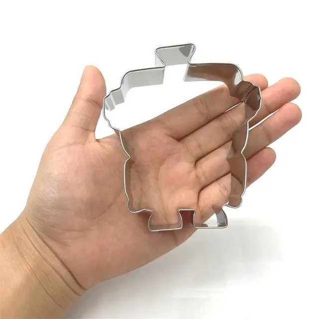 Alt view image 6 of 6 - Robot Cookie Cutter, 3.8 inch | Decent Size, Simple Classic Shape, Premium Stainless Steel, Durable for Repeated Use, Dishwasher Safe, For Dough & Fondant