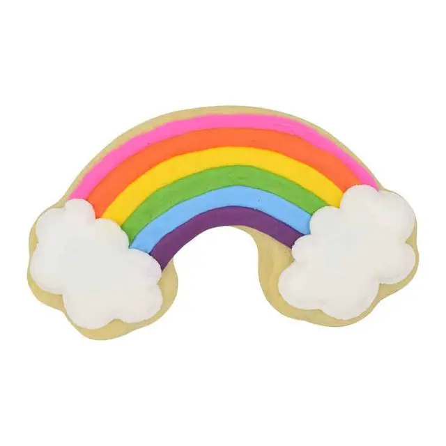 Alt view image 3 of 4 - Soft-Grip Rainbow 3.75" Cookie Cutter Comfortable Grip Baking Tool for Cookies, Fondant & Crafts