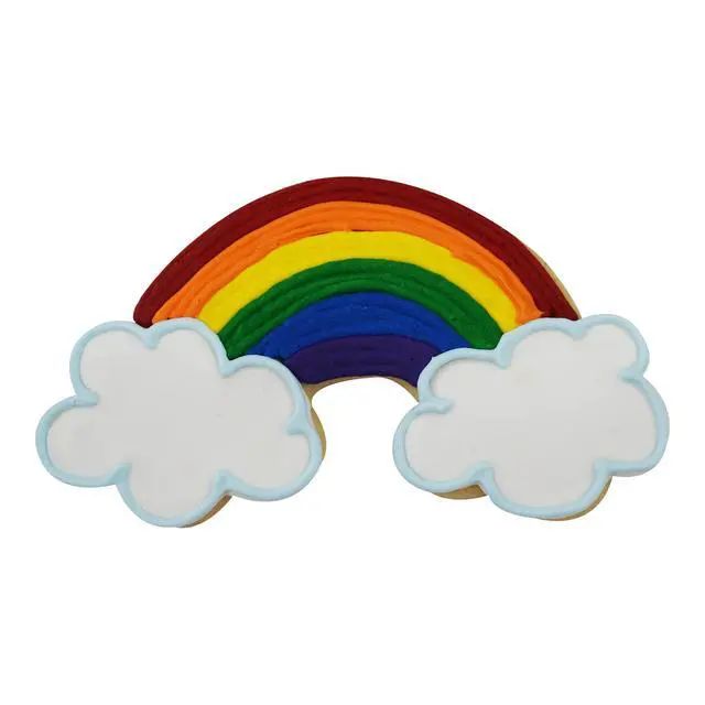 Alt view image 2 of 4 - Soft-Grip Rainbow 3.75" Cookie Cutter Comfortable Grip Baking Tool for Cookies, Fondant & Crafts