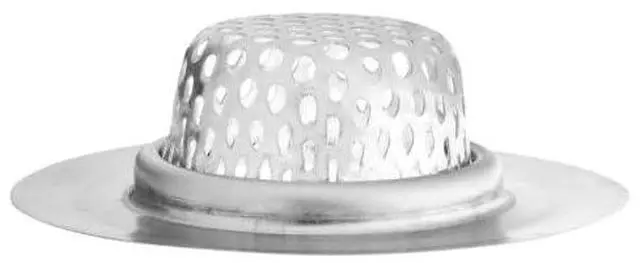Alt view image 4 of 7 - Apartment Sink Strainers 2-Pack - RV Kitchen Bathroom Drain Sink Drain Strainers Mobile Home - 2.25 Stainless Steel Hair Catcher