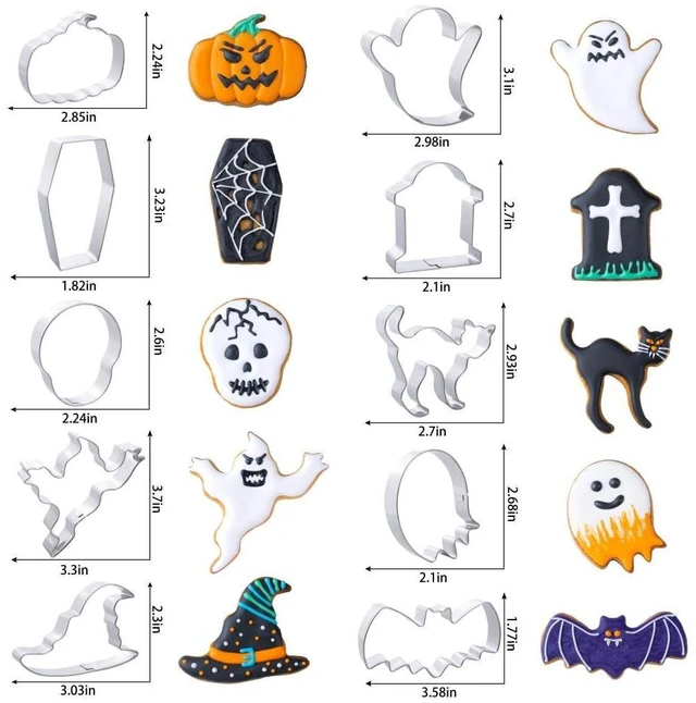 Alt view image 9 of 14 - Cookie Cutters - Biscuit Cutters/Stainless Steel Dumpling Cutters/Cake Pastry Cutters/Cake Cookie Scone Cutters Molds stamps for Cooking Baking (3Pcs, Round Edge)