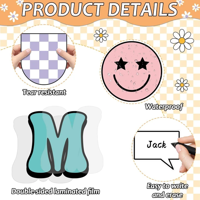 Alt view image 3 of 7 - Groovy Back to School Bulletin Board Set Retro Smile Face Classroom Decoration Welcome to Our Class Cutout Hippie Daisy Flower Paper Bulletin Board Preschool Kindergarten Decor Teacher Door Wall Decor