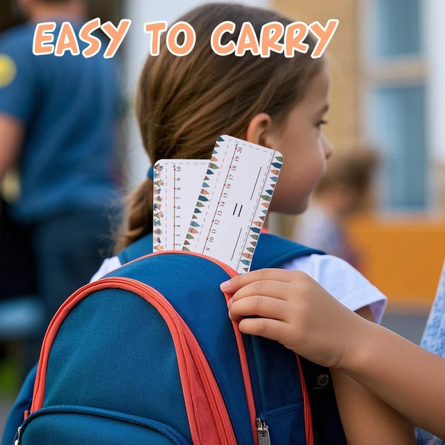 Alt view image 7 of 7 - 20 Packs Number Line Dry Erase Boards Cards, Double Sided Writable and Erasable Board Card Featuring -10-10 Number Line On One Side 0-20 On The Other, Classroom Must Haves Boards for Students