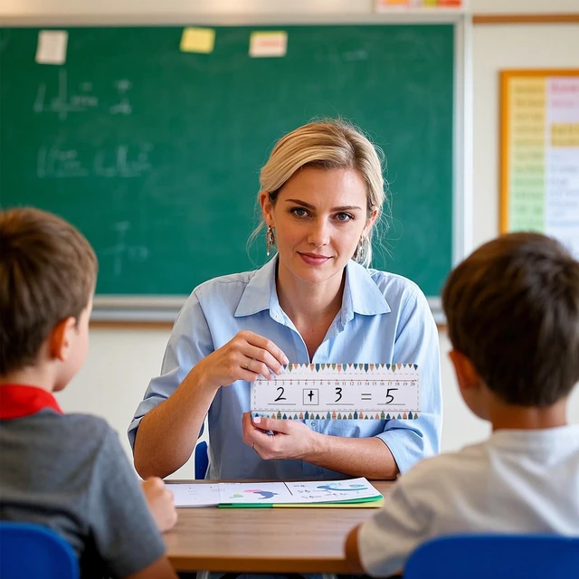 Alt view image 6 of 7 - 20 Packs Number Line Dry Erase Boards Cards, Double Sided Writable and Erasable Board Card Featuring -10-10 Number Line On One Side 0-20 On The Other, Classroom Must Haves Boards for Students