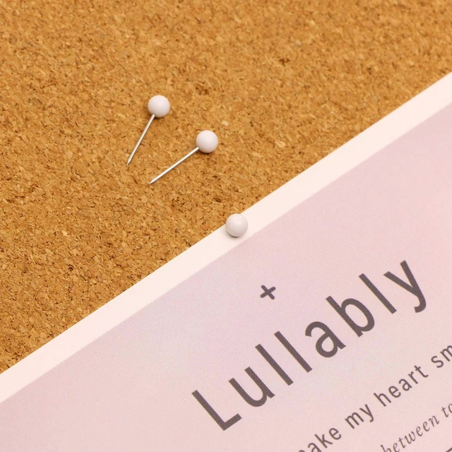 Alt view image 4 of 7 - Tupalizy 1/8 Inch Map Tacks DIY Craft Plastic Round Head Push Pins with Steel Point for Cork Boards(White, 100PCS)