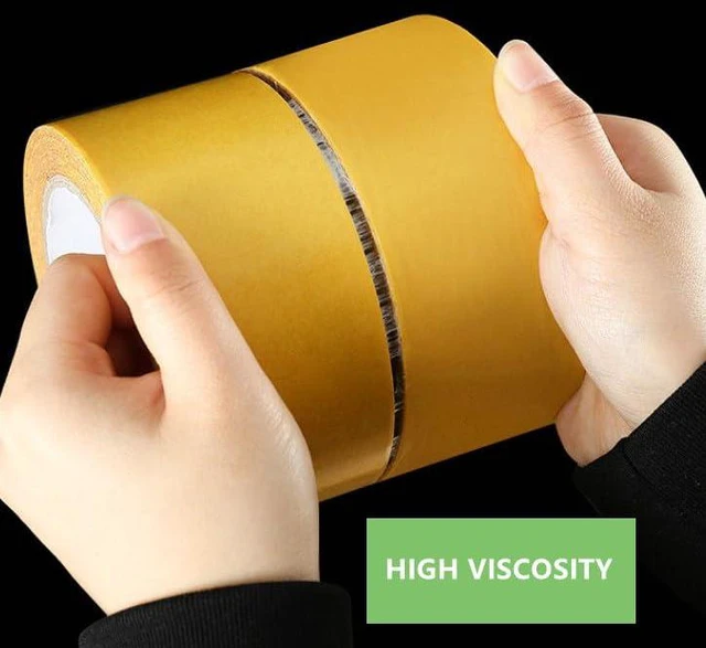 Alt view image 3 of 7 - Double Sided Woodworking Tape - Super Thin, Strong, 1.18 IN x 66 FT, High Tack, Removable, Residue Free