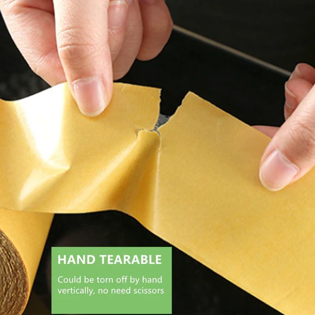 Alt view image 5 of 7 - Double Sided Woodworking Tape - Super Thin, Strong, 1.18 IN x 66 FT, High Tack, Removable, Residue Free