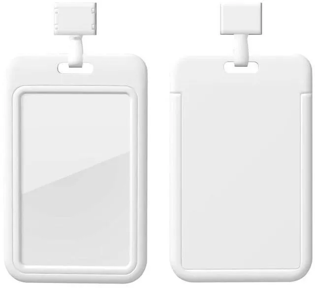 Alt view image 2 of 7 - ID Badge Holder, Personalized Photo Logo Text Vertical Card Holder | Personalize Card Holder for Office School Id, Credit Cards, Driver Licence for Women Men