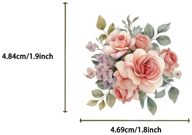 Alt view image 2 of 7 - 50Pcs Transparent Flower Butterfly Stickers for Scrapbooking PET Nature Plant Sticker Floral Stickers Colorful Vintage Craft Sticker for Journaling Scrapbooking Clear Flowers Decals (Butterfly)