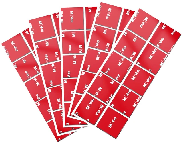 Main image of 40 PCS VHB Adhesive Pads 1" x 1" Heavy Duty Double Sided Mounting Tape Squares, Automotive Grade Foam Adhesive for Dash Cam, Phone Mount, GPS Holder, Rear View Mirror & Car Accessories