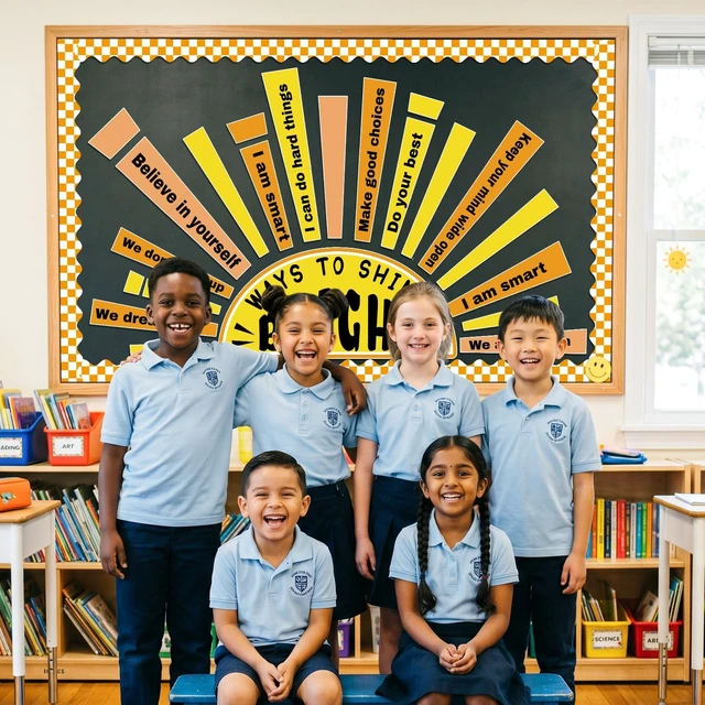 Alt view image 4 of 7 - Sunshine Motivational Bulletin Board Set Classroom Affirmation Sun Growth Mindset Bulletin Board Decor Station Motivational Positive Wall Decor Health Posters for School Home Office Supplies