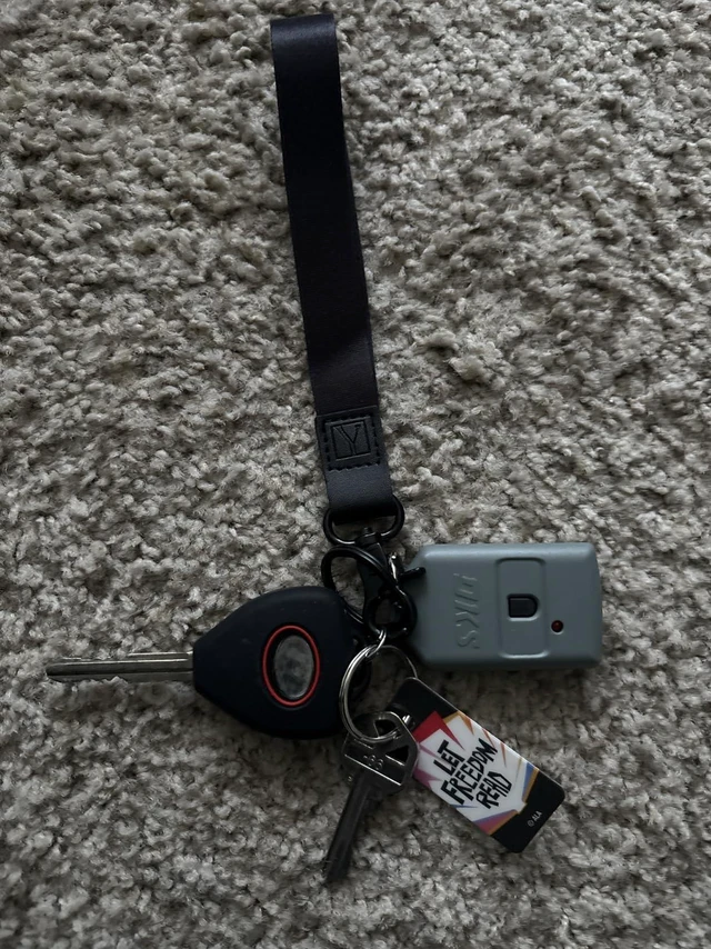 Alt view image 7 of 7 - YAVVOZH Wristlet Keychain, Soft Wrist Lanyard for Keys, Pure Black | Lightweight Key Chain for Women Men, Lanyard Strap for Car Key Wallet