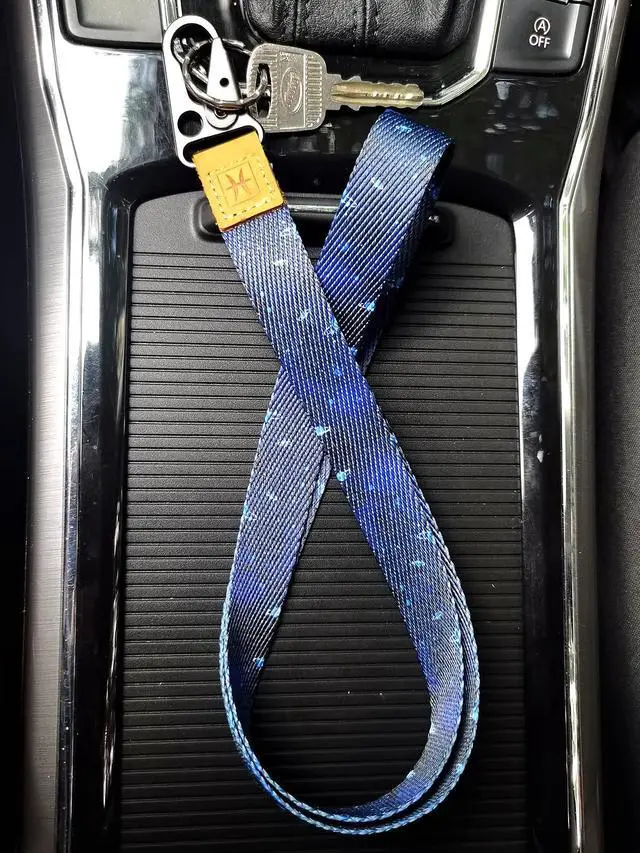 Alt view image 6 of 6 - QIAQIAYU Cool Lanyards for Women and Girls,Neck Strap for Keys Wallet and ID Badge,Key Chain Holder (star sky)