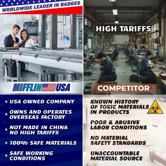 Alt view image 6 of 7 - Mifflin-USA Flat Lanyards for ID Badges (Black, 36 Inch, 5 Pack), Comfortable Neck Straps