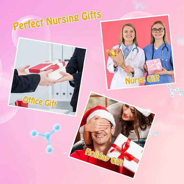 Alt view image 6 of 7 - ANDGING Phlebotomy Badge Reel Holder Phlebotomist Nurse Nursing Badge Reels Retractable for Nurses Funny Glitter Acrylic Medical Badge Clip RN LPN CNA LVN Cute ID Card Accessories Nurse Gifts DI98I8