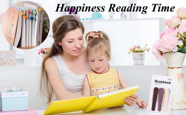 Alt view image 4 of 7 - 3Pcs Bookmark Book Marks, Silicone Book Marks for Reading Women Men Kids Book Lovers, Automatic Book Mark Smart Book Marker Clip Page Holder Reading Accessories School Supplies Gifts for Students