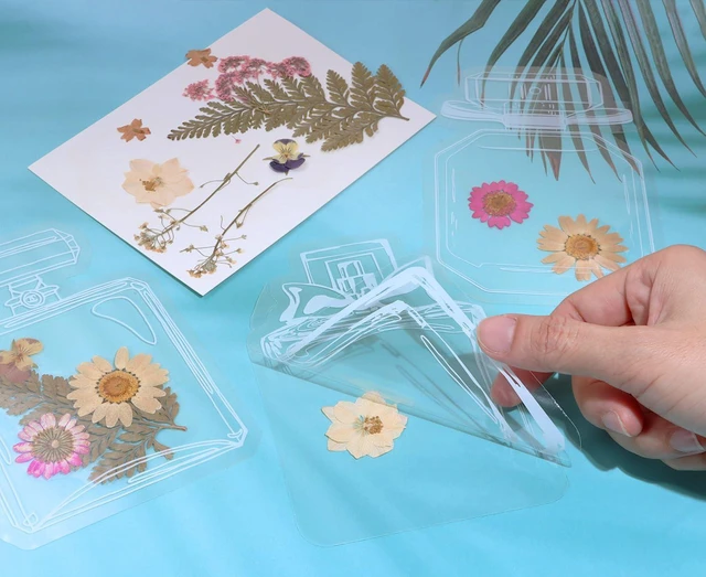 Alt view image 3 of 7 - Dried Flower Bookmarks Penta Angel 30Pcs Bottle Shape Handmade DIY Clear Pressed Floral Page Markers Clips for Student Reading (Mixed Styles)
